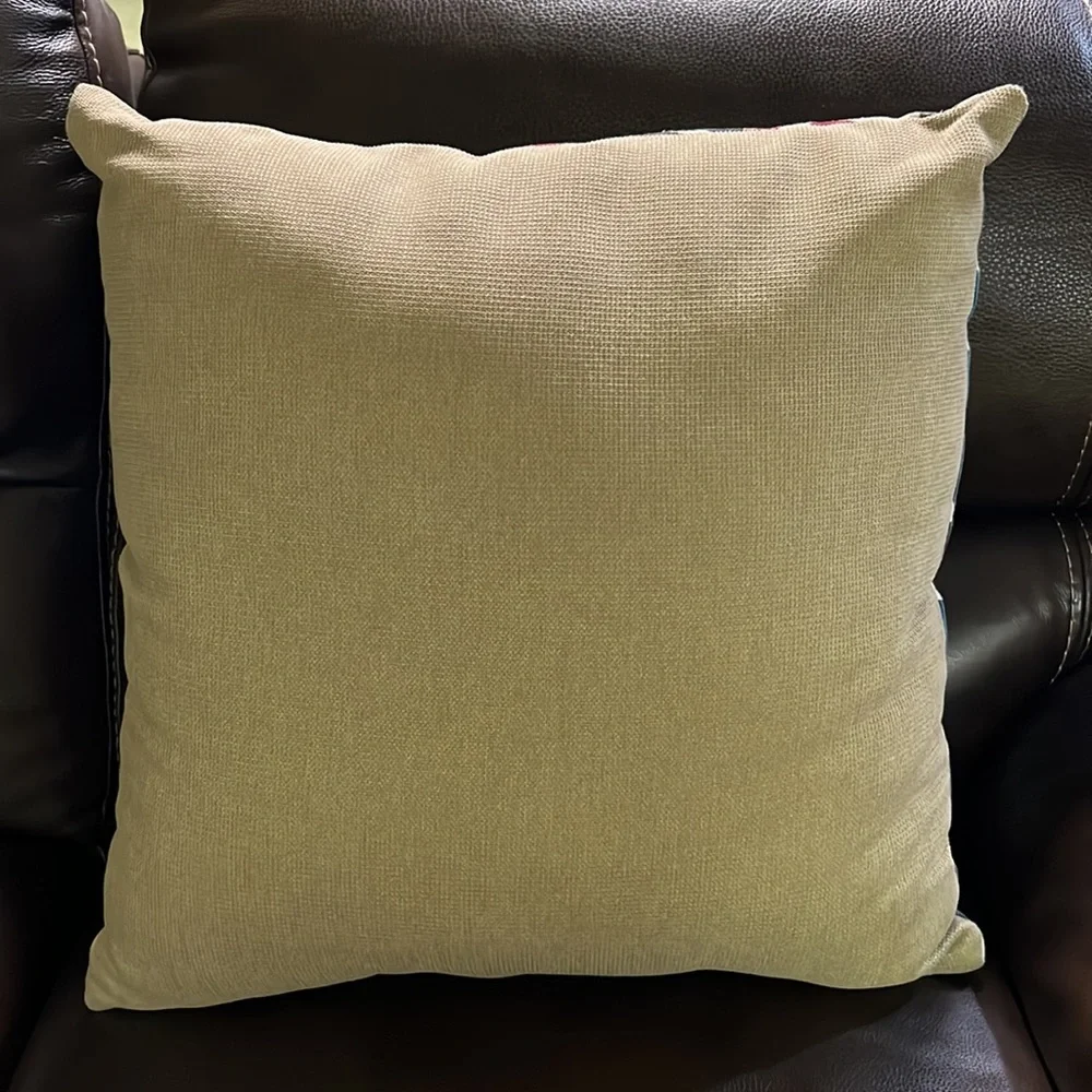 20” Herringbone Pattern Square Pillow